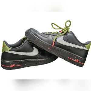 ❗️LAST CHANCE❗️Nike Air Force 1 black and green boys 5Y